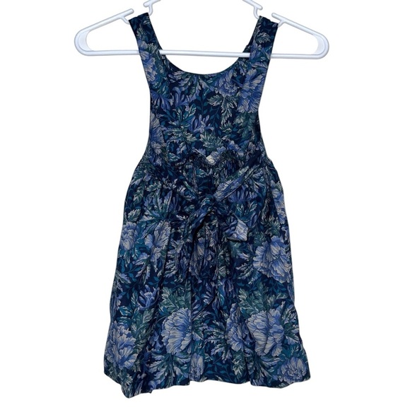 Vintage Laura Ashley Mother And Child Floral Skirtall Tie Waist Dress 2-3T - Picture 2 of 8